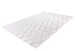 Teppich >Vivica< in Weiß / Rosé, 100% Polyester - 150x80cm (LxB)