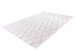 Teppich >Vivica< in Weiß / Rosé, 100% Polyester - 150x80cm (LxB)