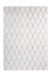 Teppich >Vivica< in Weiß / Rosé, 100% Polyester - 150x80cm (LxB)