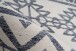 Teppich >Yoga< in Anthrazit / Elfenbein, 100% Polyester - 150x80cm (LxB)