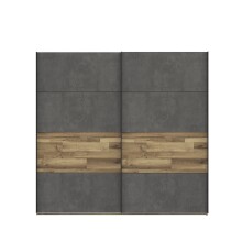 Schwebetürenschrank >RICCIANO< 2 Böden, 2...