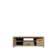 TV-Schrank >SAN CAYETANO< 2 Türen, 1 Schub, 1 Fach, Mauvella Eiche - 161,4x54,1x42,2cm (B/H/T)