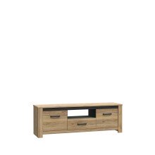 TV-Schrank >SAN CAYETANO< 2 Türen, 1 Schub, 1 Fach, Mauvella Eiche - 161,4x54,1x42,2cm (B/H/T)