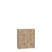 Kommode >TEMPRA2< 4 Schubladen, Artisan Eiche Dekor - 73,7x85,5x34,8cm (BxHxT)