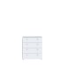 Kommode >TEMPRA 2< 4 Schubladen, weiss - 73,7x85,5x34,8cm (B/H/T)