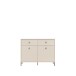 Kommode >SALVATRICE< 2 Türen, 2 Schübe, in Sand - 113,7x89,6x41,5cm (BxHxT)