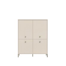 Highboard >SALVATRICE< 4 Türen, 8 Fächer,...