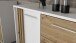 Sideboard >CARDIGAN<  2 Türen, 4 Schübe, Weiss / Artisan Eiche  - 142,6x82,3x34,3cm (BxHxT)