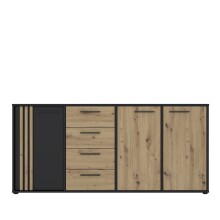 Sideboard >CARDIGAN< 3 Türen, 4 Schübe,...