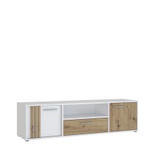 Lowboard >CARDIGAN< 2 Türen, 1 Schub, Weiss /...