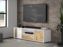 Lowboard >CARDIGAN< 2 Türen, 1 Schub, Weiss /...