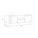 TV-Lowboard >CARDIGAN< 2 Türen, 1 Schub, Weiss / Artisan Eiche - 142,6x43,9x41,5cm (BxHxT)