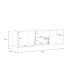 TV-Lowboard >CARDIGAN< 2 Türen, 1 Schub, Weiss / Artisan Eiche - 142,6x43,9x41,5cm (BxHxT)