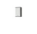 Hängeschrank >CHAMP< Betonoptik / Weiss Glanz  - 40,2x68,8x23,2cm (BxHxT)