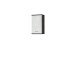Hängeschrank >CHAMP< Betonoptik / Weiss Glanz  - 40,2x68,8x23,2cm (BxHxT)