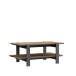 Couchtisch >COFFEE TABLES< in Flagstaff Eiche / Uni Wolfram Grau - 110x45,5x60cm (B/H/T)