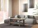 Couchtisch >COFFEE TABLES< in Flagstaff Eiche / Uni Wolfram Grau - 110x45,5x60cm (B/H/T)