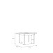 Kulissentisch >COSTA RICA< ausziehbar 165cm, Elegancia Eiche Dekor - 130(165)x77,5x130cm (BxHxT)