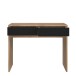 Schminktisch >DALATE< (3-teilig) Catania Eiche / Schwarz  - 190,3x182,6x73,1cm (BxHxT)