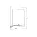 Schminktisch >DALATE< (3-teilig) Catania Eiche / Schwarz  - 190,3x182,6x73,1cm (BxHxT)