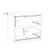 Nachtkommode >DALATE< 1 Schublade, Catania Eiche / Schwarz Matt - 50,2x45,2x33,8 (BxHxT)