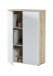 Aktenschrank >OFFICE< 2 Türen, 2 Böden, Canadian Eiche Dekor/ Artik Weiß - 80x119x33 (BxHxT)