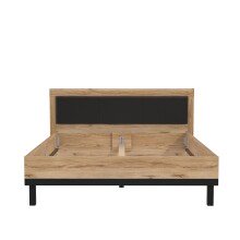 Bett >DALATE< Liegefl. 160x200cm, Catania Eiche /...