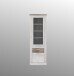 Vitrine >DURO< 1 Tür, 1 Schub, Pinie Weiss/ Eiche Antik Dekor - 71,4x212x41,3cm BxHxT