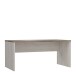 Schreibtisch >DURO< in Pinie Weiss / Eiche Antik - 160x72,2x80cm (BxHxT)