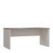 Schreibtisch >DURO< in Pinie Weiss / Eiche Antik - 160x72,2x80cm (BxHxT)