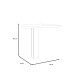 Schreibtischplatte >DURO< Eckverbindungsplatte, Pinie Weiss / Eiche Antik - 80x72,2x80cm (BxHxT)