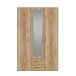 Kleiderschrank >ECONOBOX 2< 3 Türen,2 Schübe, Mauvelle Eiche Dekor - 133,2x210,5x54,2cm (BxHxT)