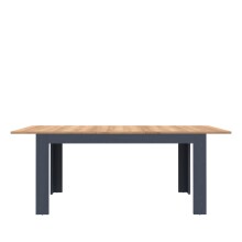 Kulissentisch >BOHOL< ausziehbar bis 206,6cm, Rivera Eiche - 160/206,6x78,2x90,2cm (B/H/T)