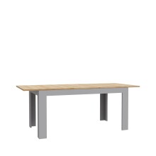 Kulissentisch >BOHOL< ausziehbar bis 206,6cm, Rivera Eiche - 160/206,6x78,2x90,2cm (B/H/T)