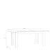 Kulissentisch >BOHOL< ausziehbar bis 206,6cm, Rivera Eiche - 160/206,6x78,2x90,2cm (B/H/T)