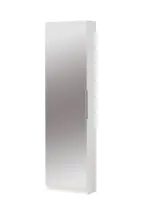 Schuhschrank >CALMA< Spiegeltür, Weiss -...