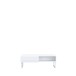 Couchtisch >BRETANIA< 2 Fächer, 2 Schubladen, in Weiss  - 109,8x39x62,6cm (BxHxT)