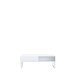 Couchtisch >BRETANIA< 2 Fächer, 2 Schubladen, in Weiss  - 109,8x39x62,6cm (BxHxT)