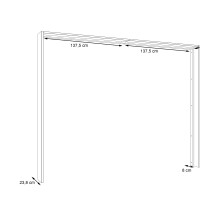 Passepartout >Passepartout< in Schwarz - 279,4x214,4x23,8cm (BxHxT)