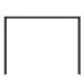 Passepartout >Passepartout< in Schwarz - 279,4x214,4x23,8cm (BxHxT)