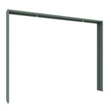 Passepartout >Passepartout< in Salbei - 280,9x215,9x23,8cm (BxHxT)