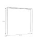 Passepartout >Passepartout< in Mauvella Eiche  - 231,1x215,9x23,8cm (BxHxT)