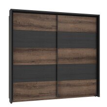 Passepartout >PASSEPARTOUTS< in Schwarz Eiche - 230,9x215,1x23,8cm (BxHxT)