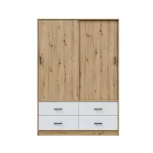 Schlafzimmer-Set >ENZO< (5-teilig) in Nodi Eiche...