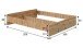 Schlafzimmer-Set >ENZO< (5-teilig) in Nodi Eiche Dekor / Artik Weiß, Bett, Nachtkonsole, Kommode