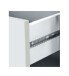 Bett-Set >ENZO< (4-teilig) in Nodi Eiche Dekor / weiss - 246x60x206 (BxHxT)