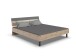 Bett >Budapest< Liegefl. 160x200cm, Viking-oak-Dekor / Graphit - 169x81x210cm (B/H/T)