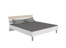 Bett >Budapest< Liegefl. 180x200cm, Weiß /...