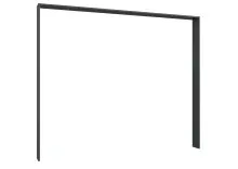 Passepartout >Budapest< in Graphit - 183x213x12cm...