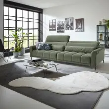 Big-Sofa >Wolve< 2x elektr. Verstellung, Kissen,...